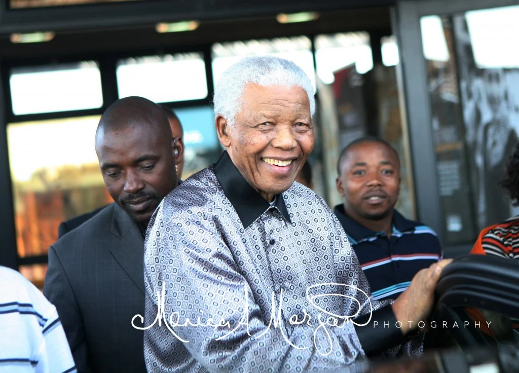 President Nelson Mandela, photographed by Monica Morgan
