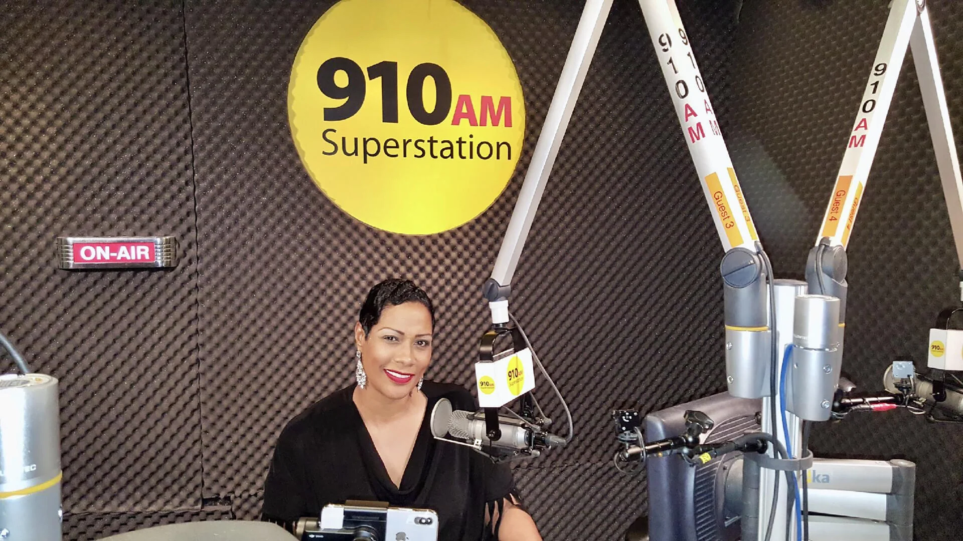 Monica Morgan at 910 AM Superstation